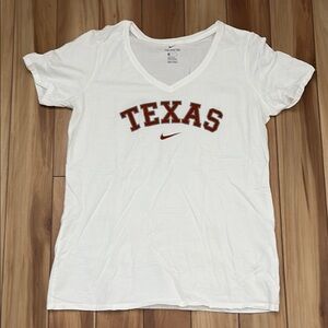 Nike Women's White Texas Short Sleeve Tee